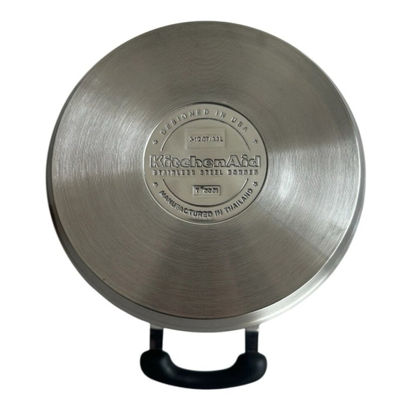 KitchenAid 3.5 QT Stainless Steel Sauce Pot Double Handle Vintage NIB No Lid - Picture 4 of 5